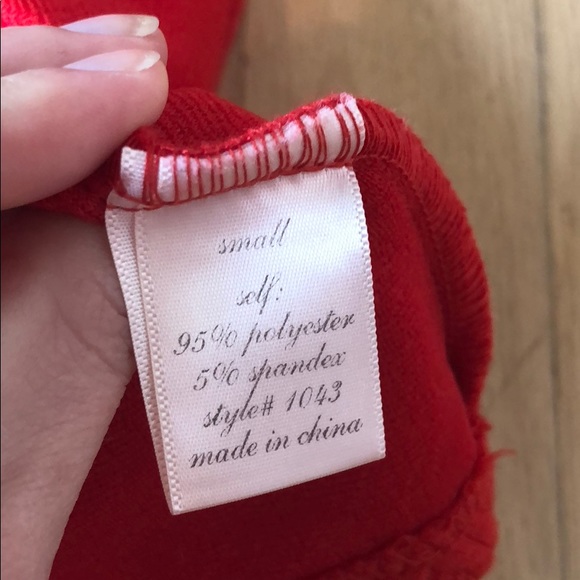 Red skater style dress - Picture 5 of 5